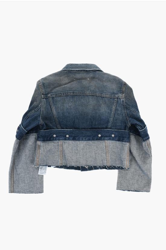  [키즈] 마르지엘라 데님 자켓 M60518 MM02I M601 Blue - MAISON MARGIELA