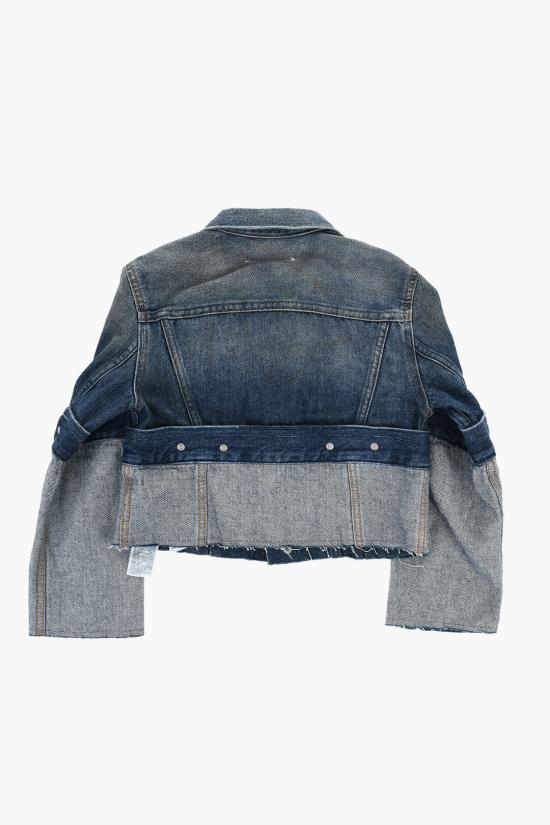  [키즈] 마르지엘라 데님 자켓 M60518 MM02I M601 Blue - MAISON MARGIELA