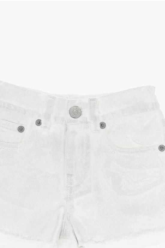  [키즈] 마르지엘라 쇼츠/버뮤다 M60514 MM02J M6101 Bianco Argento - MAISON MARGIELA