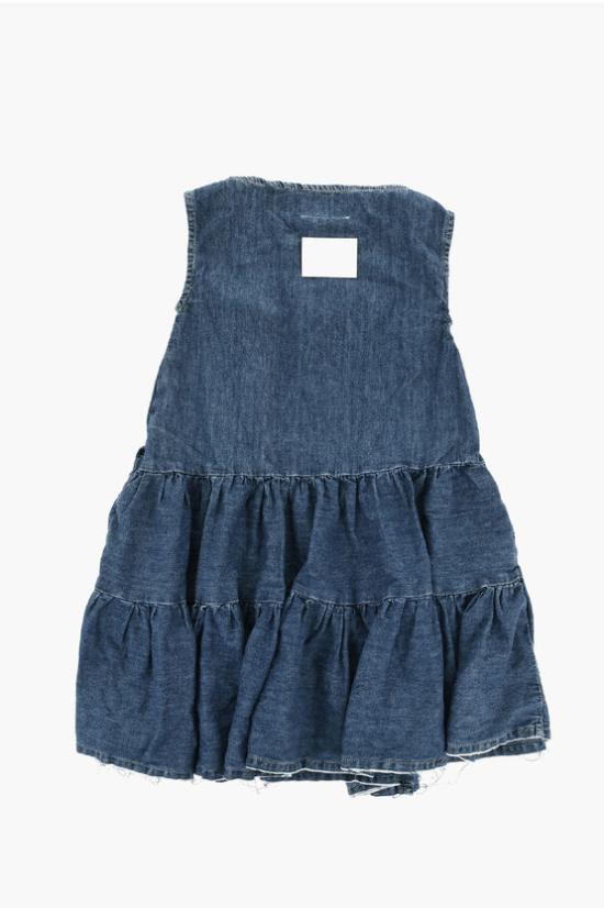  [키즈] 마르지엘라 원피스 M60516 MM02P M601 Blue - MAISON MARGIELA