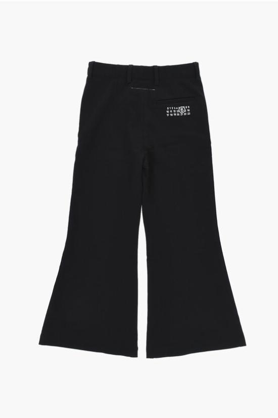  [키즈] 마르지엘라 스트레이트 팬츠 M60528 MM02A M6900 Black - MAISON MARGIELA