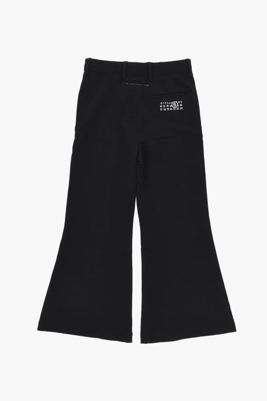  [키즈] 마르지엘라 스트레이트 팬츠 M60528 MM02A M6900 Black - MAISON MARGIELA
