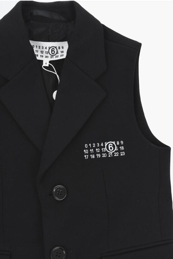  [키즈] 마르지엘라 자켓 M60525 MM02A M6900 Black - MAISON MARGIELA