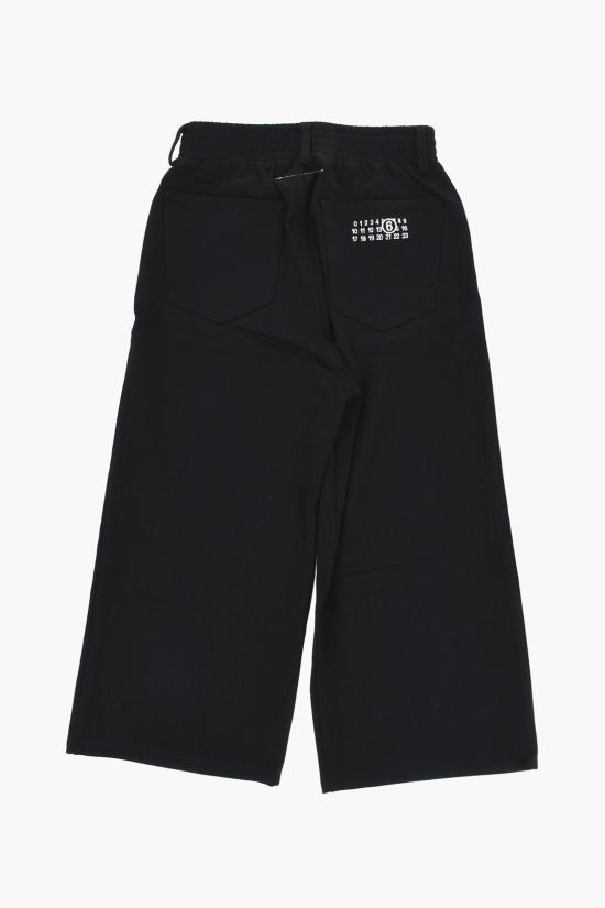  [키즈] 마르지엘라 스트레이트 팬츠 M60527 MM02A M6900 Black - MAISON MARGIELA
