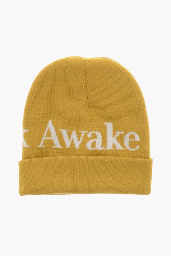  어웨이크 NY 비니 AWK FW23 HT007 SAFFRON Yellow - AWAKE NY