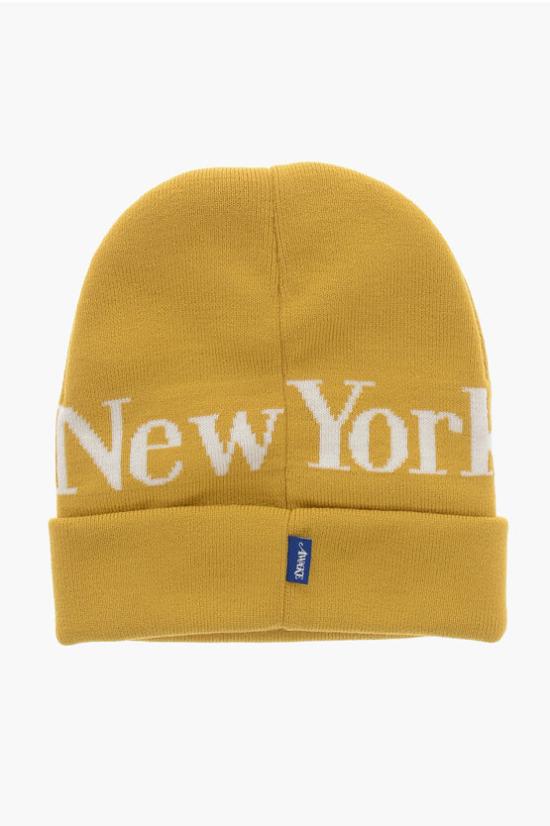  어웨이크 NY 비니 AWK FW23 HT007 SAFFRON Yellow