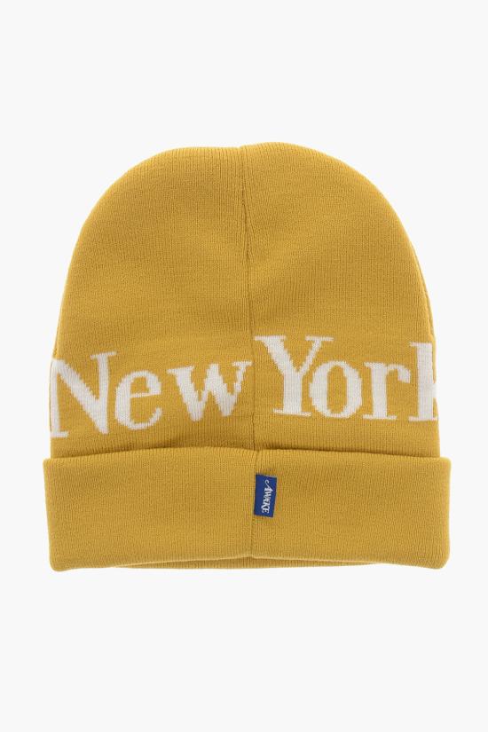  어웨이크 NY 비니 AWK FW23 HT007 SAFFRON Yellow