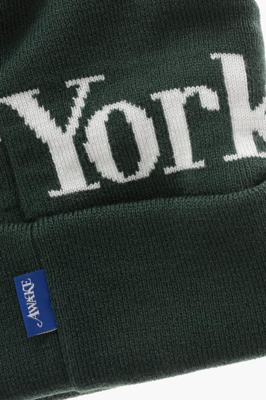  어웨이크 NY 비니 AWK FW23 HT007 FORREST Green - AWAKE NY