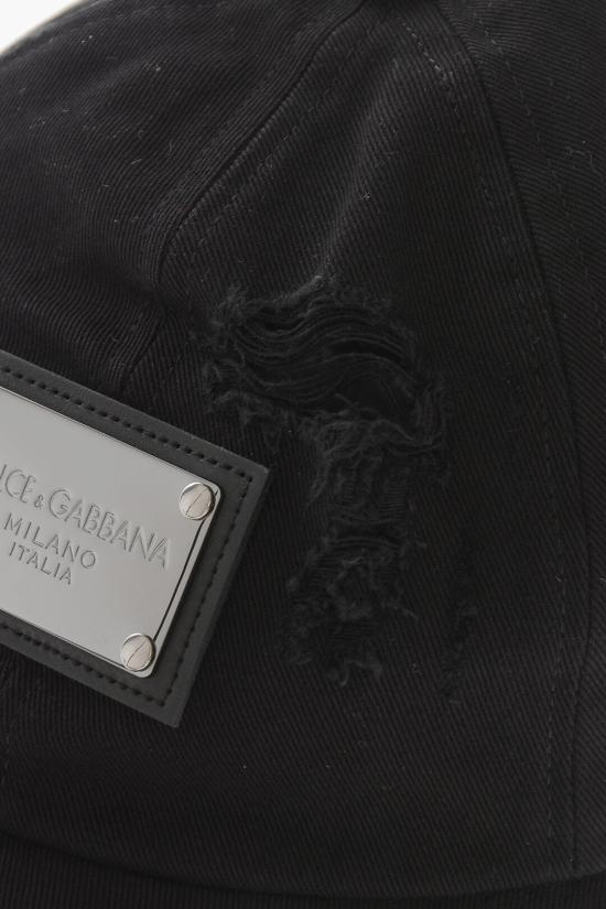 돌체앤가바나 볼캡 GH860A FU6X8 N0000 Black - DOLCE & GABBANA