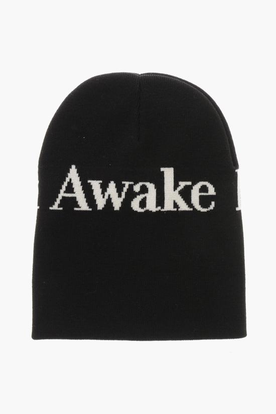  어웨이크 NY 비니 AWK FW23 HT007 BLACK Black - AWAKE NY