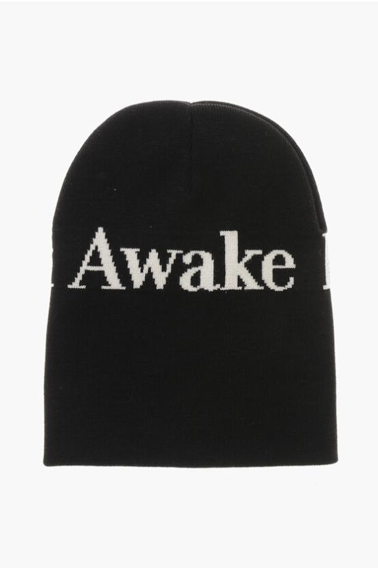  어웨이크 NY 비니 AWK FW23 HT007 BLACK Black - AWAKE NY