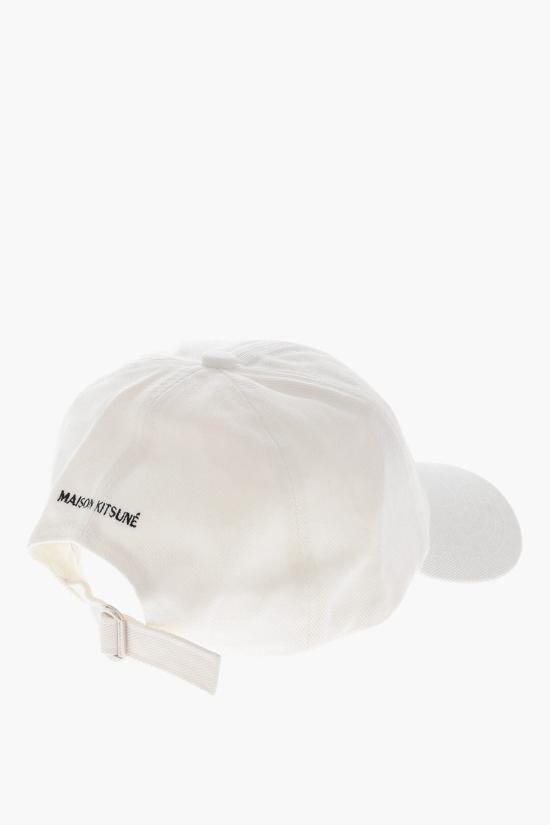  메종키츠네 볼캡 LM06103WW0087 P100 White - MAISON KITSUNE