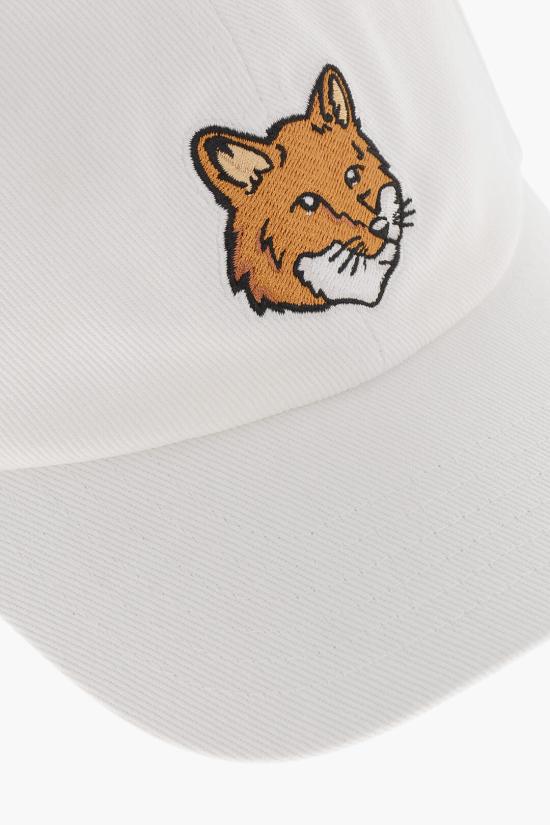  메종키츠네 볼캡 LM06103WW0087 P100 White - MAISON KITSUNE