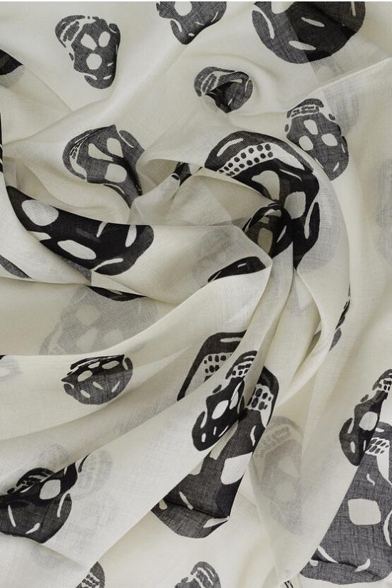  알렉산더 맥퀸 머플러/스카프 557717 4943Q 1960 White - ALEXANDER MCQUEEN