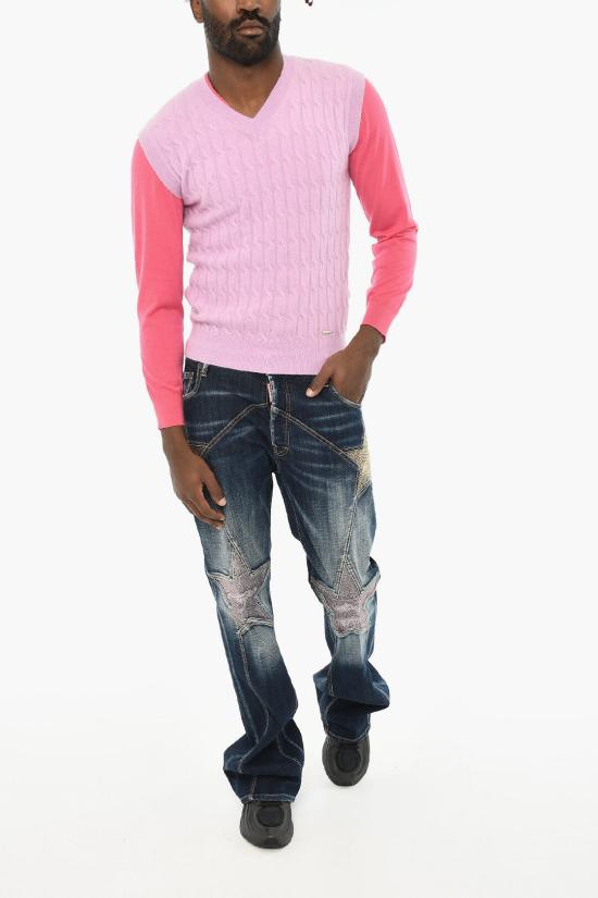  디스퀘어드2 니트 베스트 S74HA1381 S18309 379 Pink - DSQUARED2