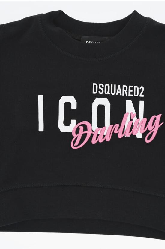  [키즈] 디스퀘어드2 티셔츠 DQ2407 D009B DQ900 Black - DSQUARED2