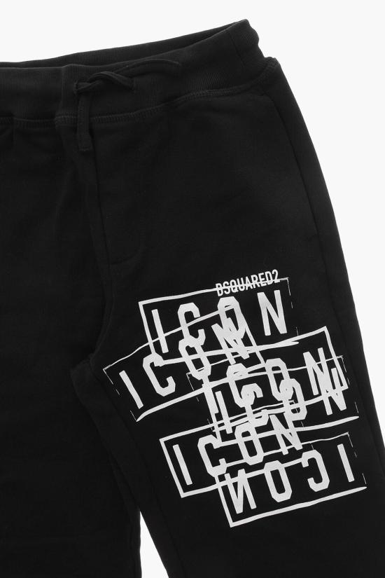  [키즈] 디스퀘어드2 스트레이트 팬츠 DQ2426 D003G DQ900 Black - DSQUARED2