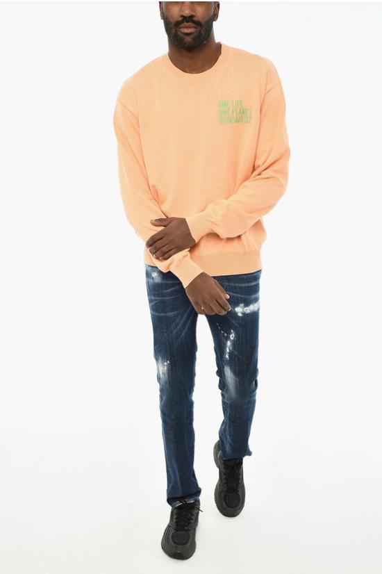  디스퀘어드2 스웨터 S78HA0043 S18258 180 Orange - DSQUARED2