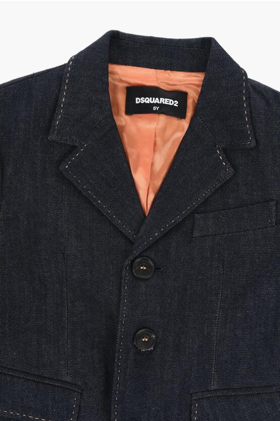  [키즈] 디스퀘어드2 자켓 DQ2266 D0A8D DQ01 Blue - DSQUARED2