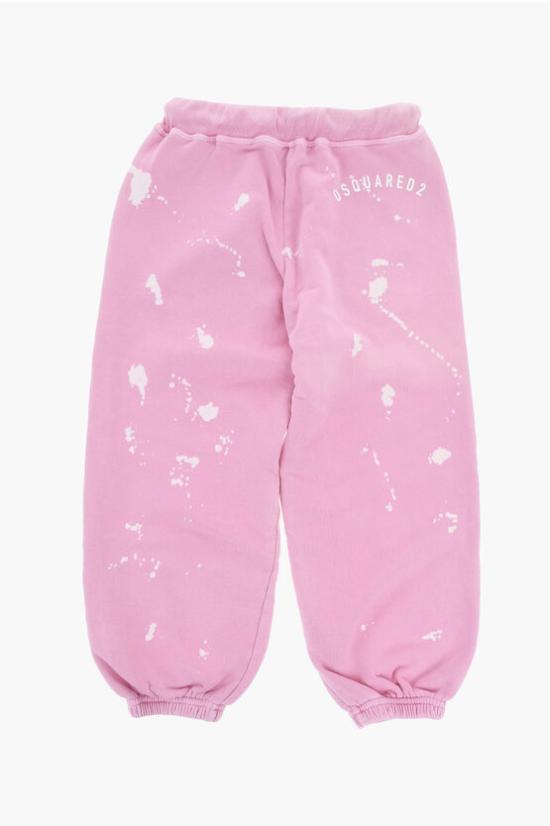  [키즈] 디스퀘어드2 스트레이트 팬츠 DQ2317 D0A8Y DQ322 Pink - DSQUARED2