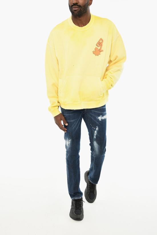  디스퀘어드2 긴팔 티셔츠 S74GU0727 S25030 170 Yellow - DSQUARED2