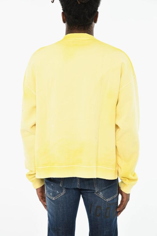  디스퀘어드2 긴팔 티셔츠 S74GU0727 S25030 170 Yellow - DSQUARED2