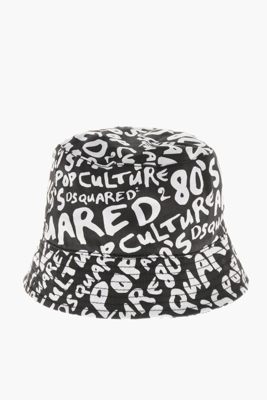  [키즈] 디스퀘어드2 모자 DQ2341 D0A8P DQ900 Black White - DSQUARED2