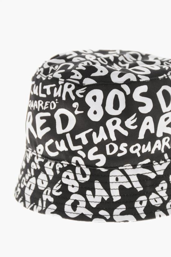 [키즈] 디스퀘어드2 모자 DQ2341 D0A8P DQ900 Black White - DSQUARED2