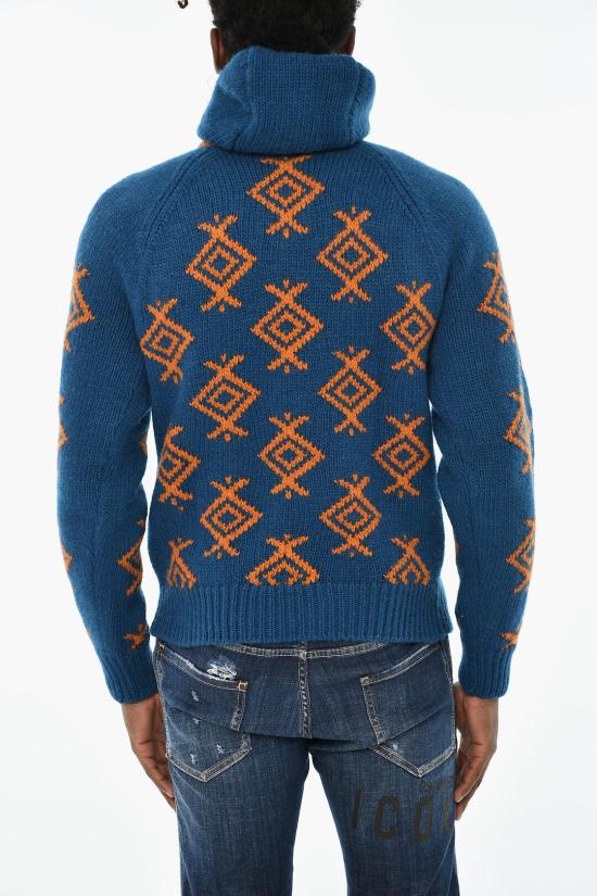  디스퀘어드2 터틀넥 S71HA1225 S18353 961 Blue - DSQUARED2