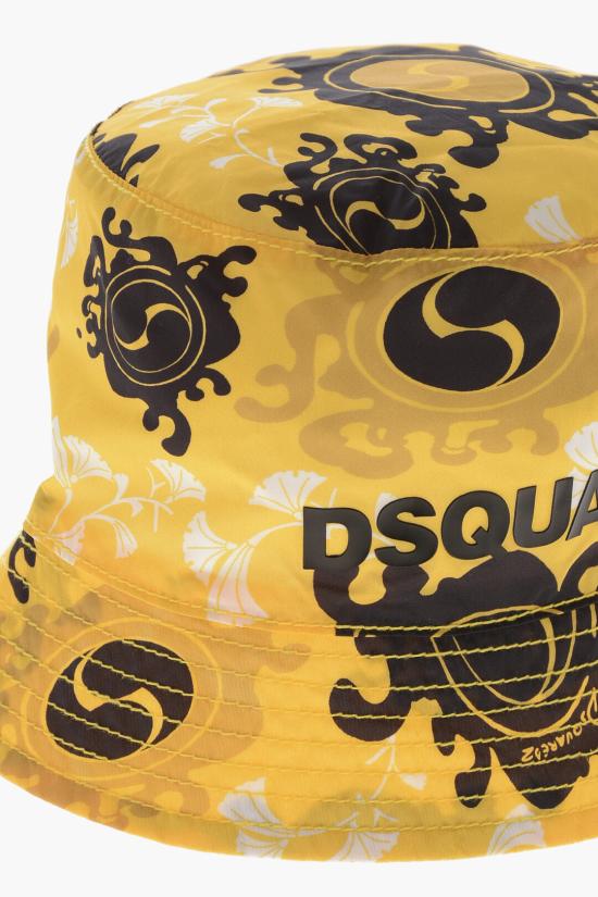  [키즈] 디스퀘어드2 모자 DQ2363 D0A8J DQ205 Giallo Nero - DSQUARED2