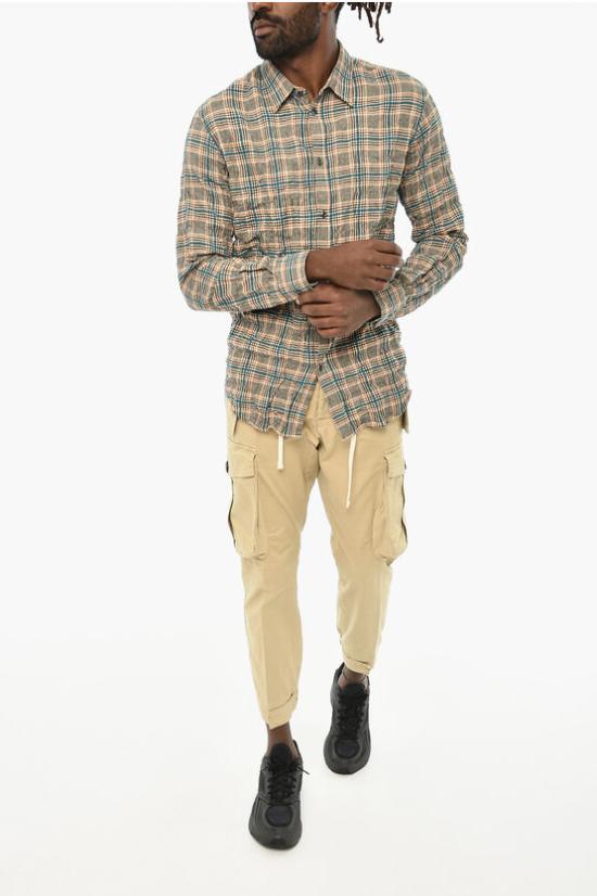  디스퀘어드2 긴팔 셔츠 S74DM0648 S54785 001F Multicolor - DSQUARED2