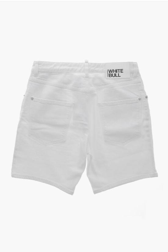  [키즈] 디스퀘어드2 쇼츠/버뮤다 DQ2259 D0A4E DQ100 White - DSQUARED2