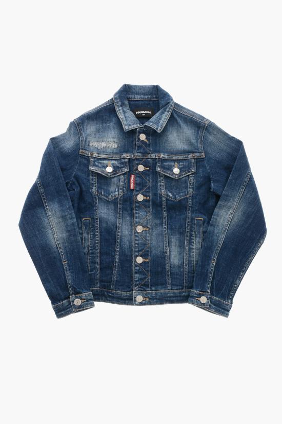  [키즈] 디스퀘어드2 데님 자켓 DQ2254 D0A7G DQ01 Blue