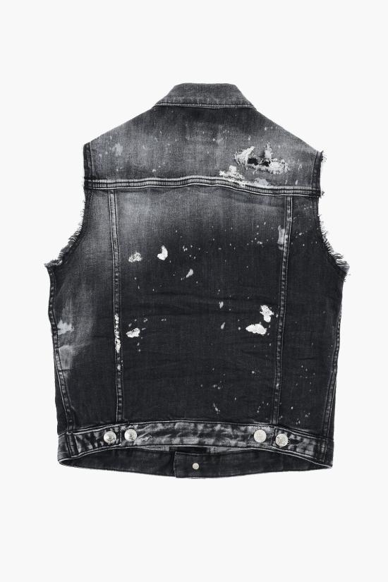  [키즈] 디스퀘어드2 데님 자켓 DQ2253 D0A7M DQ02 Anthracite - DSQUARED2