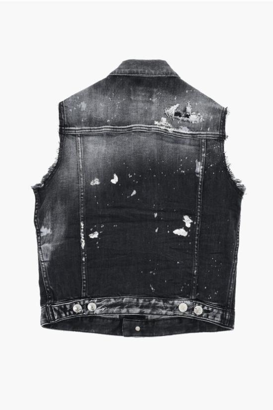  [키즈] 디스퀘어드2 데님 자켓 DQ2253 D0A7M DQ02 Anthracite - DSQUARED2