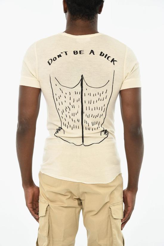  디스퀘어드2 반팔 티셔츠 S71GD1081 S22620 101 Beige - DSQUARED2