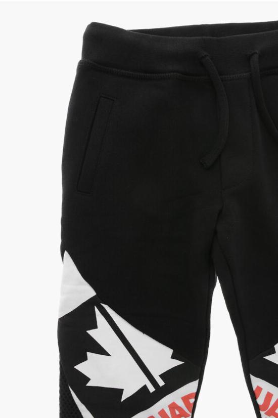  [키즈] 디스퀘어드2 스트레이트 팬츠 DQ2186 D009B DQ900 Bianco Nero - DSQUARED2