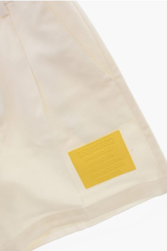  [키즈] 디스퀘어드2 쇼츠/버뮤다 DQ2229 D0A82 DQ100 White - DSQUARED2