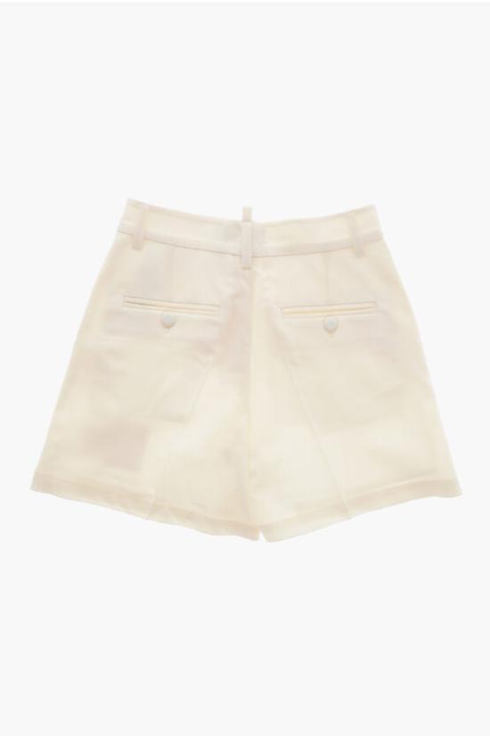  [키즈] 디스퀘어드2 쇼츠/버뮤다 DQ2229 D0A82 DQ100 White - DSQUARED2