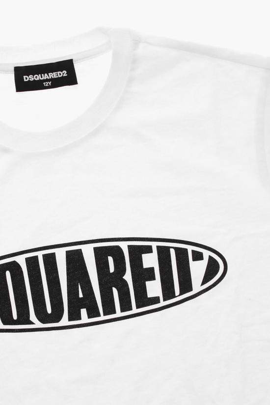  [키즈] 디스퀘어드2 티셔츠 DQ2097 D00MV DQ100 White - DSQUARED2