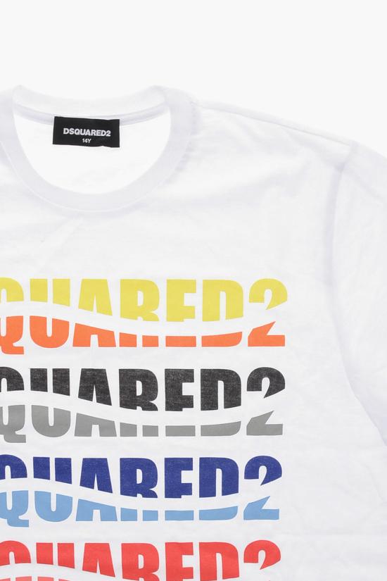  [키즈] 디스퀘어드2 티셔츠 DQ2104 D004G DQ100 White - DSQUARED2