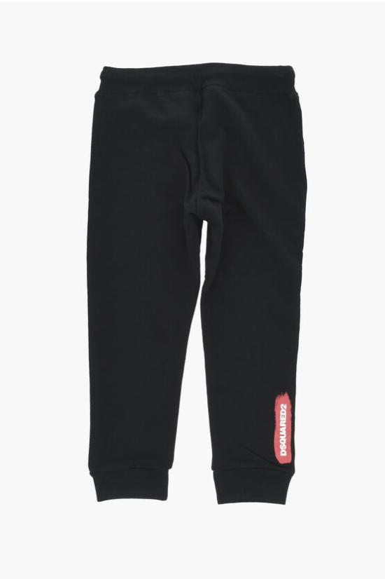  [키즈] 디스퀘어드2 스트레이트 팬츠 DQ2094 D0A2F DQ900 Black - DSQUARED2