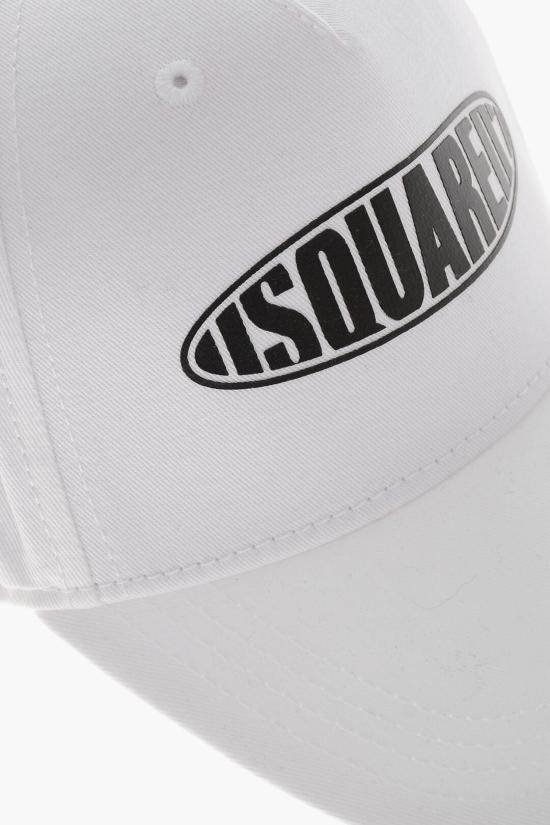  [키즈] 디스퀘어드2 모자 DQ2116 D00YT DQ100 Black White - DSQUARED2