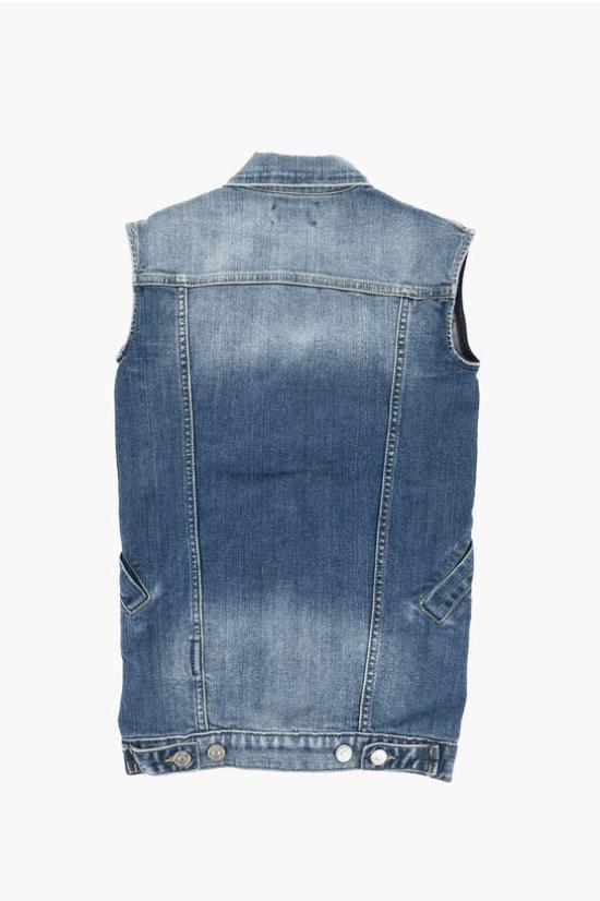  [키즈] 디스퀘어드2 데님 자켓 DQ2123 D0A6M DQ01 Blue - DSQUARED2