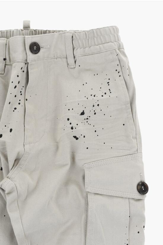  [키즈] 디스퀘어드2 스트레이트 팬츠 DQ2126 D0A6S DQ717 Beige - DSQUARED2