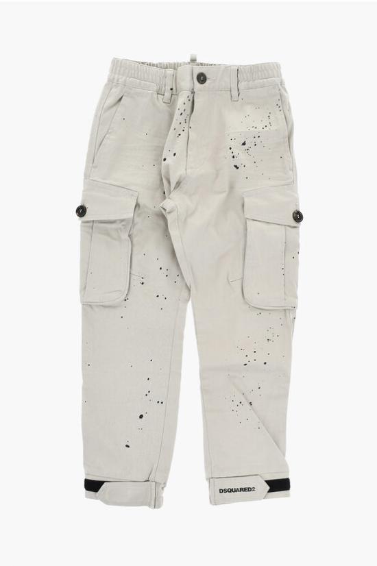  [키즈] 디스퀘어드2 스트레이트 팬츠 DQ2126 D0A6S DQ717 Beige