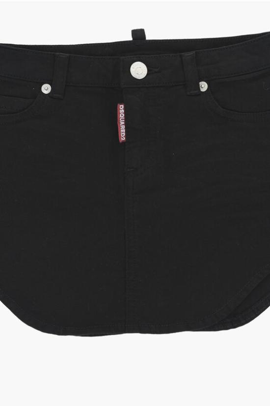  [키즈] 디스퀘어드2 스커트 DQ2125 D0A6U DQ900 Black - DSQUARED2