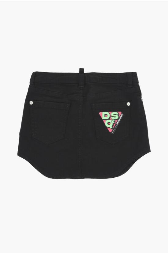  [키즈] 디스퀘어드2 스커트 DQ2125 D0A6U DQ900 Black - DSQUARED2