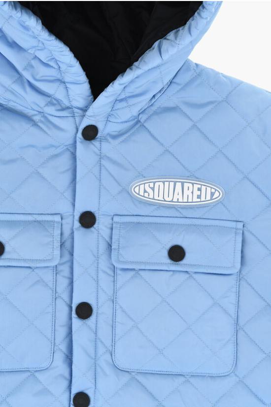  [키즈] 디스퀘어드2 캐주얼 자켓 DQ2121 D00BN DQ824 Light blue - DSQUARED2