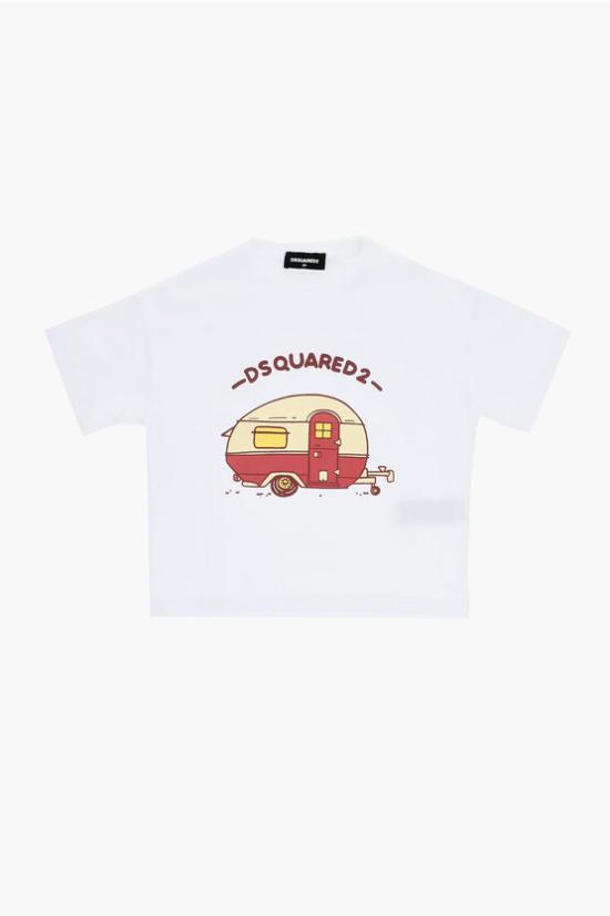  [키즈] 디스퀘어드2 티셔츠 DQ2004 D00XM DQ100 White